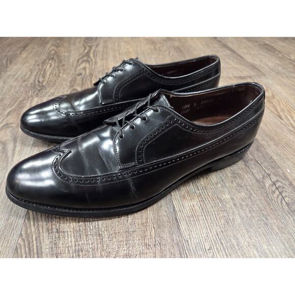 Allen Edmonds Other - Allen Edmonds Richmond Black Leather Wingtip Oxford Dress Shoes Mens Size 10.5 B